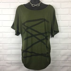 Candy Rain Short Sleeve Top Size 2X